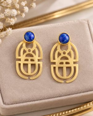 Gold earring